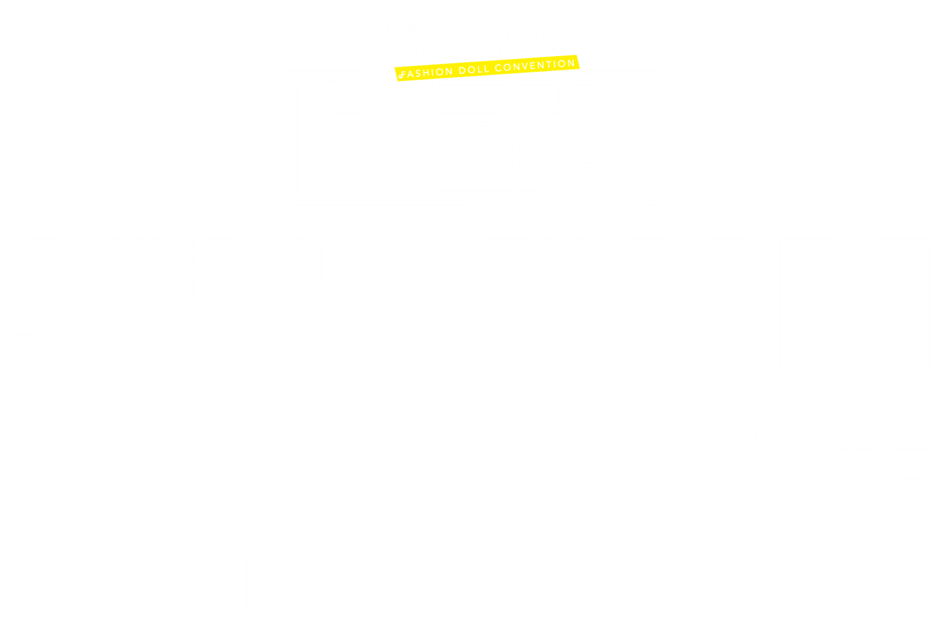 Logo oficial de Mexico Fashion Doll Convention 2027